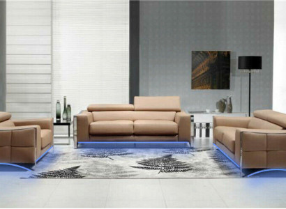Sofa set Leather Sofa Set 3+2 (without Armchair) Couch Seat Upholstery Suite 1504