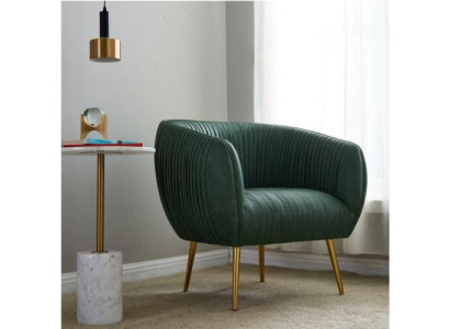 Luxury Living room new Relax Armchair Metal Design Upholstery Lounge Club