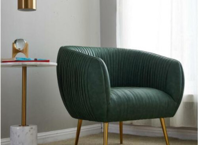 Luxury Living room new Relax Armchair Metal Design Upholstery Lounge Club
