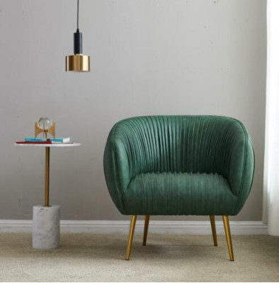 Luxury Living room new Relax Armchair Metal Design Upholstery Lounge Club