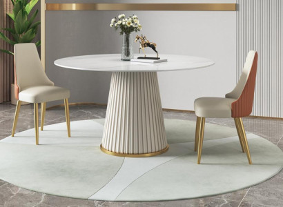 Luxury Tables Round Table Round Design Furniture stainless steel Dining room dining tables new