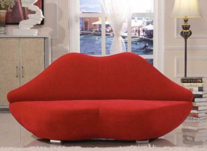 Lips Sofa 2 Seater Upholstery Velvet Modern Relax Seat Luxury Furniture Couch Furniture new