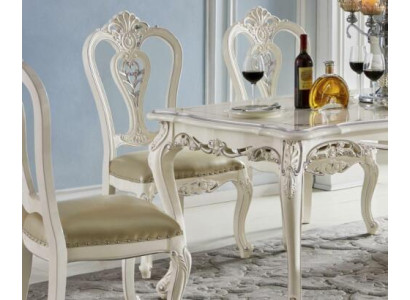 Ess Table Group Dining table 4x Chairs Dining room Set Solid wood Tables 5pcs