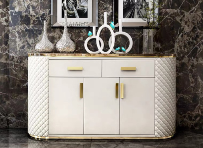 Luxury sideboard Chest of drawers Wardrobe sideboards 3 doors with 2 drawers