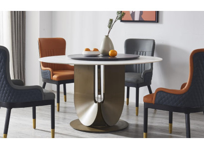 Round Column Tables Design Table Round Stone Furniture Dining room Dining Tables Modern