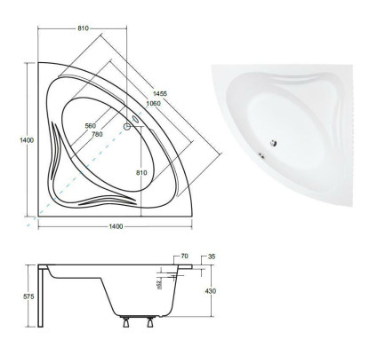 Bathtub corner design corner bathtub apron ABlue f silicone
