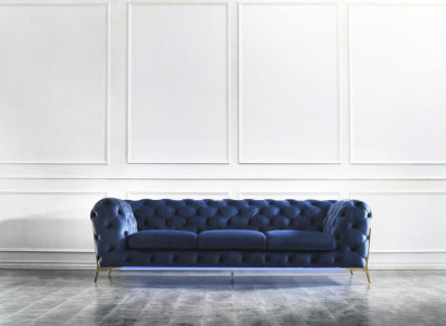 Chesterfield Seat Textile Fabric 2 Seater Living room Couch Sofa Upholstery Suite