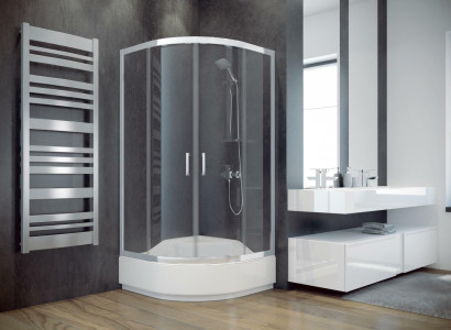 Shower cubicle quarter circle corner shower shower enclosure glass round shower
