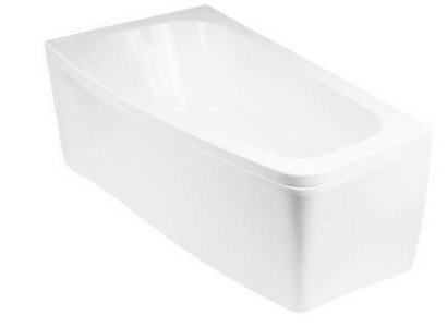 Bathroom Rectangular Corner Tubs Bathtubs White rounded corner tub new