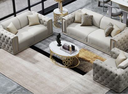 Sofa set 3+2+1 Seater Classic r Couches Living landscape Sofas Upholstery