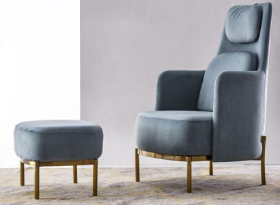 Armchair Chair Upholstery Television Leather Textile Fabric Gray Design Lounge