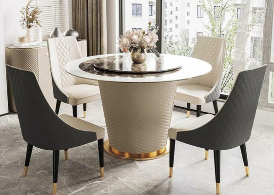 Marble Dining table Modern Dining room Living room Kitchen Tables Design Table Round new