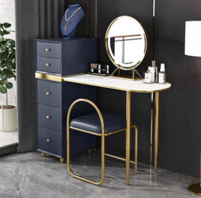 Dressing table Mirror Stool Set Chest of drawers Bedroom new Make Up