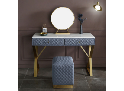 Make-up Tables Consoles Table Sleep Room Wood Decorative Mirror + Chest of drawers