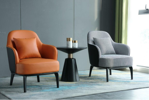 1 Seater Sofa Relax Lounge Club Upholstery Design Armchair Leather Luxury