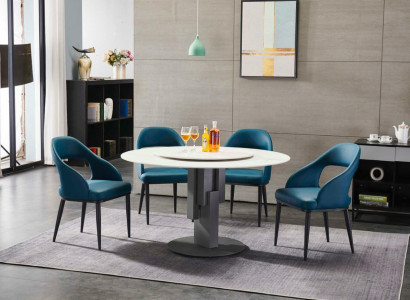 Dining room Furniture Oval Dining table Table Design Tables Luxury Furniture Round new stainless steel
