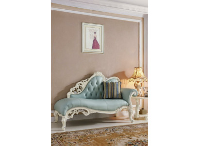 Chaise Lounge Lounger Chesterfield Relax Leather Sofa Chaise Lounge Solid wood