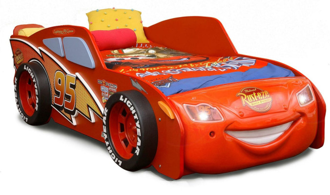 Racing Car Car Bed with Mattress Childrens bed in red car bed McQueen