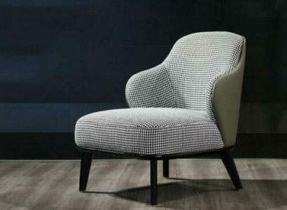 Living room Lounge Club Relax Sofa Gray Design Furniture Dining room Armchair