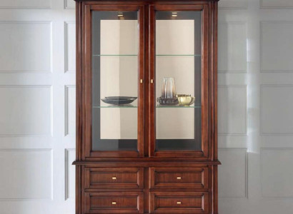 Display case Cabinets Furniture Classic r style showcases Living room Sideboard Glass Wood