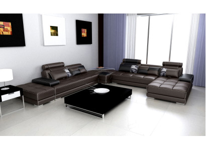 Modern Design Upholstery Living landscape Leather Sofa Sofa Couch Seat