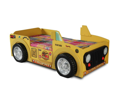 Childrens bed Youth bed Bed Beds + Mattress Wooden bed Animal Safari children's furniture