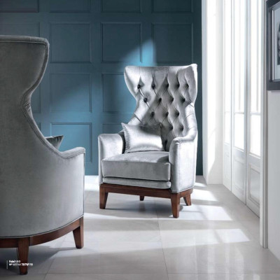 Luxury wing chair armchair club chair cocktail chair seater seat living room