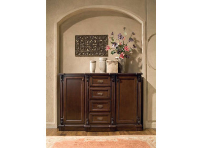 Chest of drawers Sideboard Chests of drawers Wardrobe Cabinets Living room Wood Baroque Brown Furniture