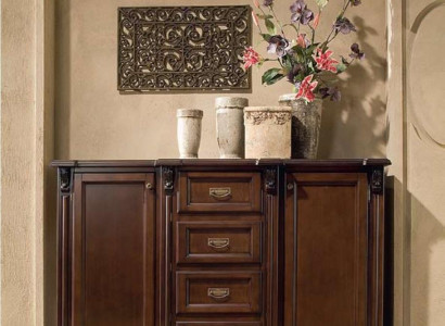 Chest of drawers Sideboard Chests of drawers Wardrobe Cabinets Living room Wood Baroque Brown Furniture