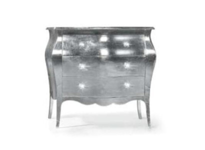 Chest of drawers Cabinets Chests of drawers Wood Luxury Furniture Bedroom Classic Silver Design