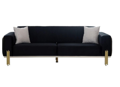 Three Seater Couch Furniture Velvet Designer Gold Metal Upholstered Modern Couches new