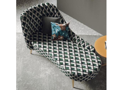 Textile Chaise Lounge Lounger Upholstery Recliners Sofa Chaise Lounge Relax Club Furniture