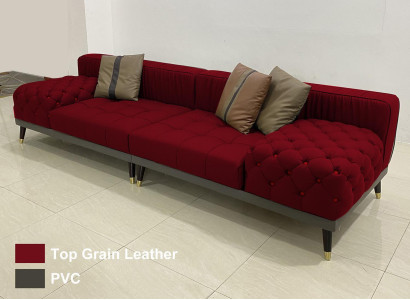 Chesterfield Big Sofa Luxury Furniture Couch Upholstery Sofas Sofa 4 Seater