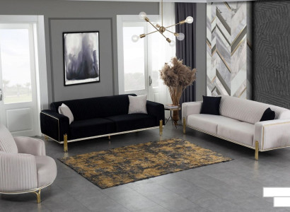 Luxury sofa set couch set sofa upholstery couches 3+3+1 upholstery sets velvet