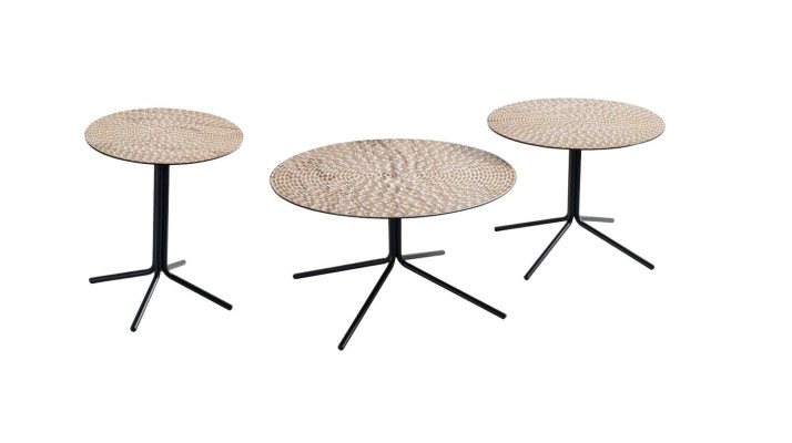 Modern Luxurious Set of 3 coffee tables in Italian design