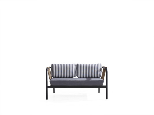 Sofa 2 Seater Luxury Sofas Modern Fabric Furniture Design Gray Stool Designer