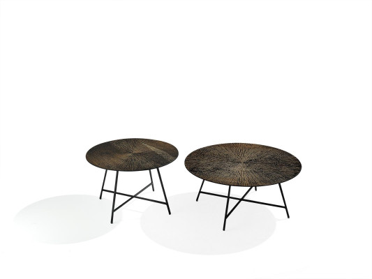 Stylish set of 2 coffee tables for the living room in Italian design