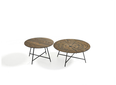 Modern Luxurious Set of 2 Round Coffee Tables for the Living room