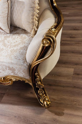 Luxury sofa set baroque rococo sofa set 3+3+1+1 coffee table