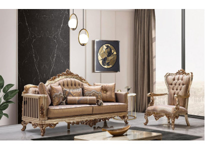 Living room Set Sofa set 3+1 Seater Sofa Couch Classic Couches