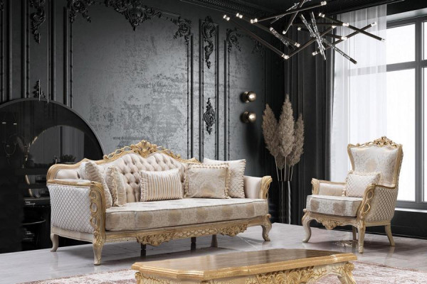 Sofa set 3+1 Sofa Armchair Living room Luxury Sofa Set Textile new