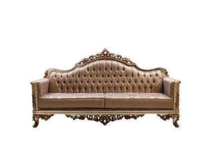 Sofa 3 Seater Living room Couch Textile Luxury Classic Design Three-seater