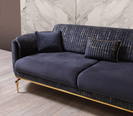 Sofa set 3+3+1 Seater Suite Sofa Armchair Luxury Sofas Fabric new