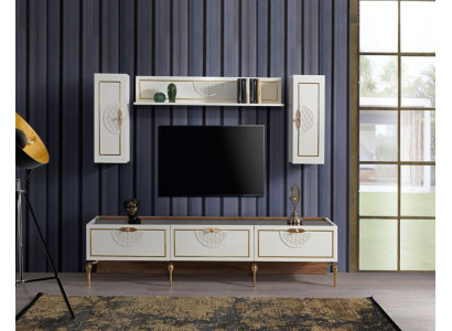 Dining room Set Table 4x Chair Sideboard Mirror Furniture 7pcs new Modern