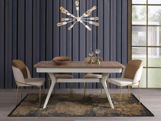 Dining room Dining set Set Table 4x Chairs Sideboard 2x Mirror 8pcs new