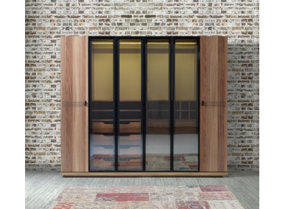 Transparent Wardrobe Furniture Luxury Design Furnishings Bedroom