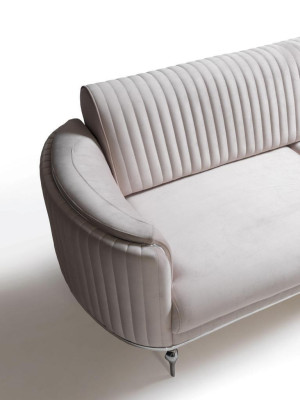 Living room Textile Sofa 3 Seater Luxury Furniture Seat Design Couch Lounge
