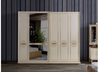 Bedroom Wardrobe Luxury Wood Modern Design Furniture White new