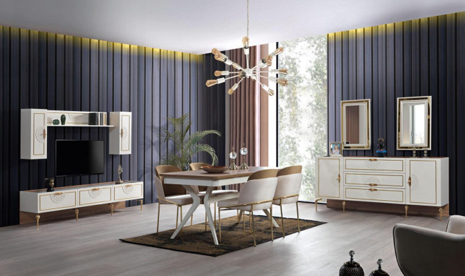 Living room Sideboard Wall Units Cabinets Shelf Wardrobe Design 3pcs new
