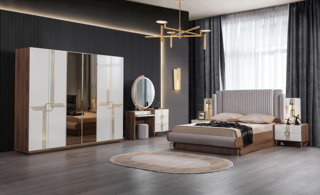 Bedroom Bedside table Modern Design Furniture Wood Luxury Side Bedside tables
